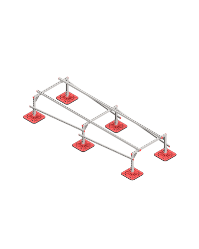 Опорная конструкция для установки оборудования TECHNORAPTOR FOOT 1000х3000 HD КМ-профиль (KM-TR-F-SSEI-1000-3000 HD) в Комсомольске-на-Амуре Системы видеонаблюдения Pintop.ru