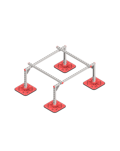 Опорная конструкция для установки оборудования TECHNORAPTOR FOOT 1200х1000 HD КМ-профиль (KM-TR-F-SSEI-1200-1000 HD) в Комсомольске-на-Амуре Системы видеонаблюдения Pintop.ru