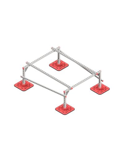 Опорная конструкция для установки оборудования TECHNORAPTOR FOOT 1200х1500 HD КМ-профиль (KM-TR-F-SSEI-1200-1500 HD) в Комсомольске-на-Амуре Системы видеонаблюдения Pintop.ru
