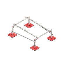 Опорная конструкция для установки оборудования TECHNORAPTOR FOOT 1200х1700 HD КМ-профиль (KM-TR-F-SSEI-1200-1700 HD)