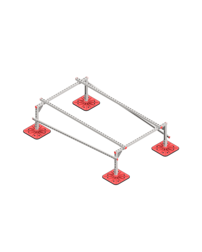 Опорная конструкция для установки оборудования TECHNORAPTOR FOOT 1200х2000 тип 1 КМ-профиль (KM-TR-F-SSEI-1200-2000-1) в Комсомольске-на-Амуре Системы видеонаблюдения Pintop.ru