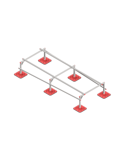 Опорная конструкция для установки оборудования TECHNORAPTOR FOOT 1200х3000 тип 1 HD КМ-профиль (KM-TR-F-SSEI-1200-3000-1 HD) в Комсомольске-на-Амуре Системы видеонаблюдения Pintop.ru