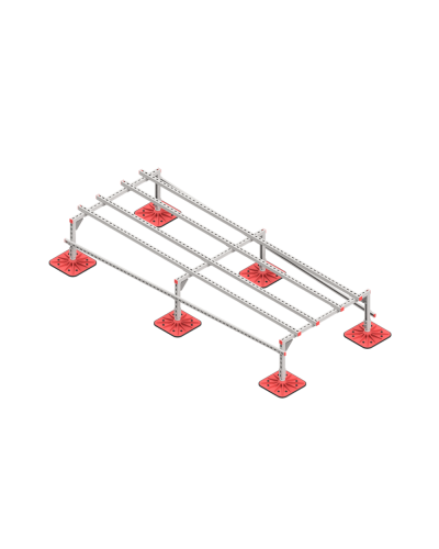 Опорная конструкция для установки оборудования TECHNORAPTOR FOOT 1200х3000 тип 2 КМ-профиль (KM-TR-F-SSEI-1200-3000-2) в Комсомольске-на-Амуре Системы видеонаблюдения Pintop.ru