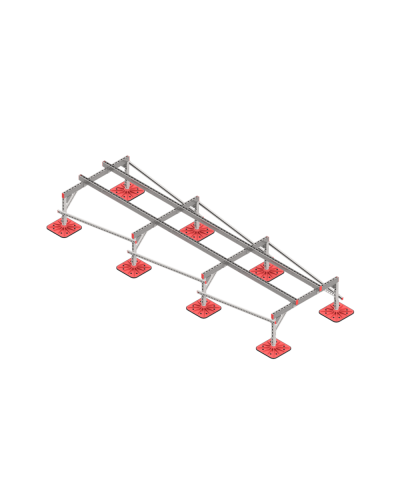 Опорная конструкция для установки оборудования TECHNORAPTOR FOOT 1200х4000 тип 1 HD КМ-профиль (KM-TR-F-SSEI-1200-4000-1 HD) в Комсомольске-на-Амуре Системы видеонаблюдения Pintop.ru