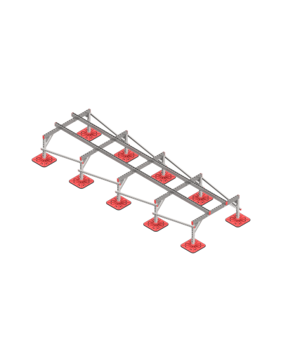Опорная конструкция для установки оборудования TECHNORAPTOR FOOT 1200х4000 тип 2 HD КМ-профиль (KM-TR-F-SSEI-1200-4000-2 HD) в Комсомольске-на-Амуре Системы видеонаблюдения Pintop.ru