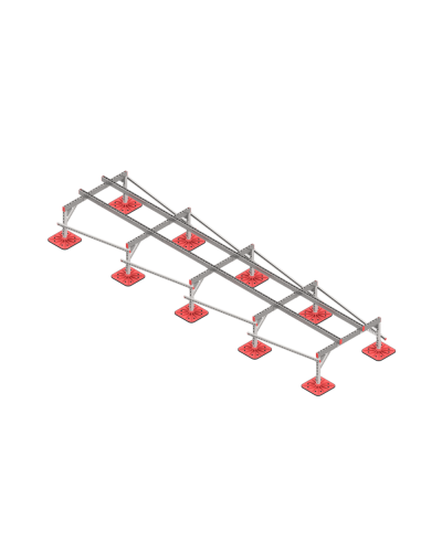 Опорная конструкция для установки оборудования TECHNORAPTOR FOOT 1200х5000 тип 1 КМ-профиль (KM-TR-F-SSEI-1200-5000-1) в Комсомольске-на-Амуре Системы видеонаблюдения Pintop.ru