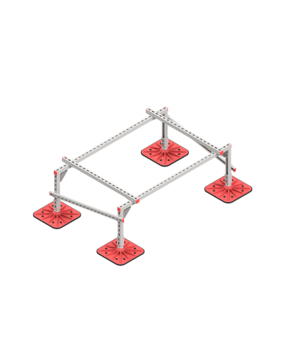 Опорная конструкция для установки оборудования TECHNORAPTOR FOOT 1500х1000 тип 1 HD КМ-профиль (KM-TR-F-SSEI-1500-1000-1 HD) в Комсомольске-на-Амуре Системы видеонаблюдения Pintop.ru