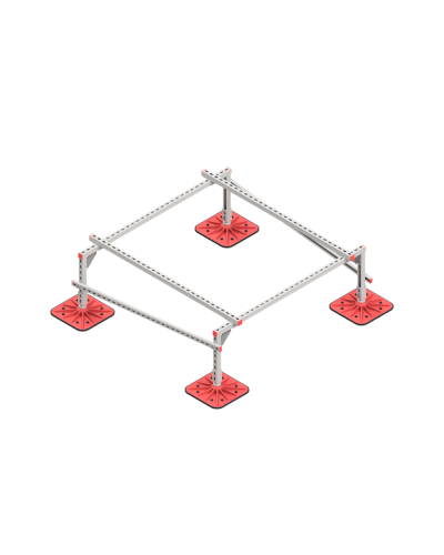 Опорная конструкция для установки оборудования TECHNORAPTOR FOOT 1500х1500 тип 1 КМ-профиль (KM-TR-F-SSEI-1500-1500-1) в Комсомольске-на-Амуре Системы видеонаблюдения Pintop.ru