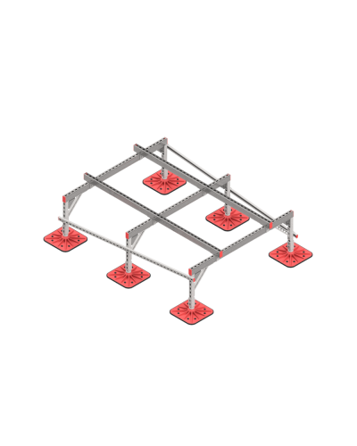 Опорная конструкция для установки оборудования TECHNORAPTOR FOOT 1500х2000 тип 2 HD КМ-профиль (KM-TR-F-SSEI-1500-2000-2 HD) в Комсомольске-на-Амуре Системы видеонаблюдения Pintop.ru