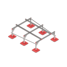 Опорная конструкция для установки оборудования TECHNORAPTOR FOOT 1500х2000 тип 2 КМ-профиль (KM-TR-F-SSEI-1500-2000-2)
