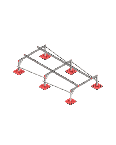 Опорная конструкция для установки оборудования TECHNORAPTOR FOOT 1500х3000 тип 1 HD КМ-профиль (KM-TR-F-SSEI-1500-3000-1 HD) в Комсомольске-на-Амуре Системы видеонаблюдения Pintop.ru