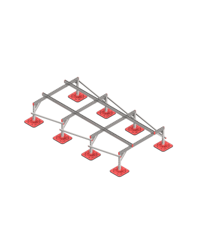 Опорная конструкция для установки оборудования TECHNORAPTOR FOOT 1500х3000 тип 2 КМ-профиль (KM-TR-F-SSEI-1500-3000-2) в Комсомольске-на-Амуре Системы видеонаблюдения Pintop.ru