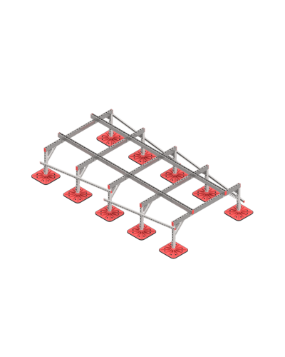 Опорная конструкция для установки оборудования TECHNORAPTOR FOOT 1500х3000 тип 3 КМ-профиль (KM-TR-F-SSEI-1500-3000-3) в Комсомольске-на-Амуре Системы видеонаблюдения Pintop.ru