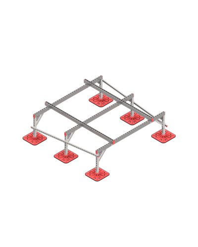 Опорная конструкция для установки оборудования TECHNORAPTOR FOOT 1800х1800 HD КМ-профиль (KM-TR-F-SSEI-1800-1800 HD) в Комсомольске-на-Амуре Системы видеонаблюдения Pintop.ru