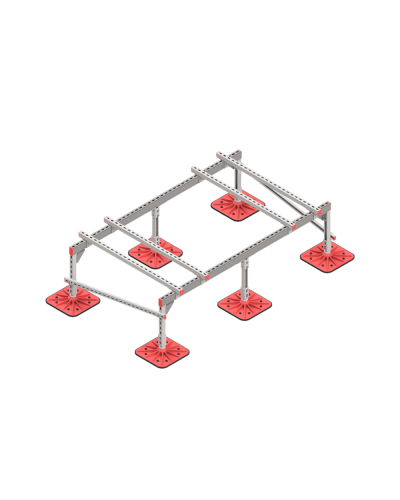 Опорная конструкция для установки оборудования TECHNORAPTOR FOOT 2000х1200 HD КМ-профиль (KM-TR-F-SSEI-2000-1200 HD) в Комсомольске-на-Амуре Системы видеонаблюдения Pintop.ru