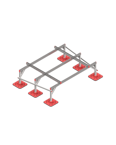 Опорная конструкция для установки оборудования TECHNORAPTOR FOOT 2000х1500 тип 1 КМ-профиль (KM-TR-F-SSEI-2000-1500-1) в Комсомольске-на-Амуре Системы видеонаблюдения Pintop.ru