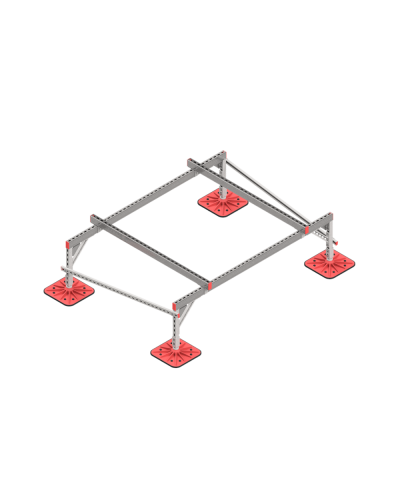 Опорная конструкция для установки оборудования TECHNORAPTOR FOOT 2000х1500 тип 2 HD КМ-профиль (KM-TR-F-SSEI-2000-1500-2 HD) в Комсомольске-на-Амуре Системы видеонаблюдения Pintop.ru
