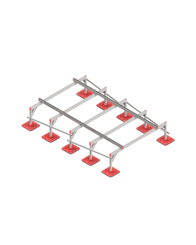 Опорная конструкция для установки оборудования TECHNORAPTOR FOOT 2000х3000 тип 2 КМ-профиль (KM-TR-F-SSEI-2000-3000-2) в Комсомольске-на-Амуре Системы видеонаблюдения Pintop.ru