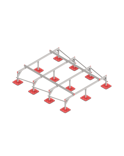 Опорная конструкция для установки оборудования TECHNORAPTOR FOOT 2500х3000 тип 2 КМ-профиль (KM-TR-F-SSEI-2500-3000-2) в Комсомольске-на-Амуре Системы видеонаблюдения Pintop.ru
