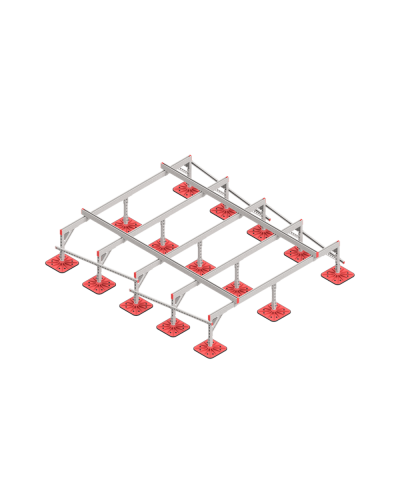 Опорная конструкция для установки оборудования TECHNORAPTOR FOOT 2500х3000 тип 3 КМ-профиль (KM-TR-F-SSEI-2500-3000-3) в Комсомольске-на-Амуре Системы видеонаблюдения Pintop.ru