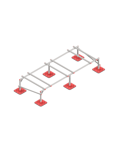 Опорная конструкция для установки оборудования TECHNORAPTOR FOOT 3000х1200 тип 2 HD КМ-профиль (KM-TR-F-SSEI-3000-1200-2 HD) в Комсомольске-на-Амуре Системы видеонаблюдения Pintop.ru