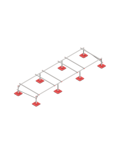 Опорная конструкция для установки оборудования TECHNORAPTOR FOOT 5000х1500 HD КМ-профиль (KM-TR-F-SSEI-5000-1500 HD) в Комсомольске-на-Амуре Системы видеонаблюдения Pintop.ru