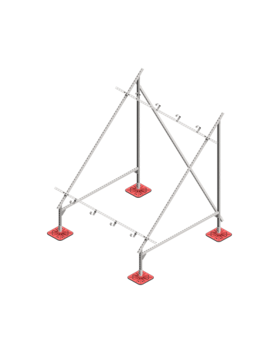 Опорная конструкция для установки солнечной панели/коллектора TECHNORAPTOR FOOT КМ-профиль (KM-TR-F-SSfSPI-C) в Комсомольске-на-Амуре Системы видеонаблюдения Pintop.ru