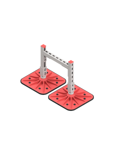 Опорная конструкция для горизонтальных прямоугольных воздуховодов и металлических лотков кабеленесущих систем TECHNORAPTOR FOOT 350х500 HD КМ-профиль (KM-TR-F-SSHRAD-350-500 HD) в Комсомольске-на-Амуре Системы видеонаблюдения Pintop.ru
