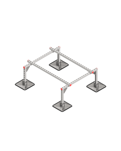 Опорная конструкция для установки оборудования TECHNORAPTOR STEELFOOT 1000х1200 HD КМ-профиль (KM-TR-STF-SSEI-1000-1200 HD) в Комсомольске-на-Амуре Системы видеонаблюдения Pintop.ru