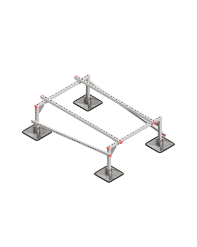 Опорная конструкция для установки оборудования TECHNORAPTOR STEELFOOT 1000х1500 КМ-профиль (KM-TR-STF-SSEI-1000-1500) в Комсомольске-на-Амуре Системы видеонаблюдения Pintop.ru
