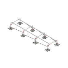 Опорная конструкция для установки оборудования TECHNORAPTOR STEELFOOT 1000х4000 HD КМ-профиль (KM-TR-STF-SSEI-1000-4000 HD)