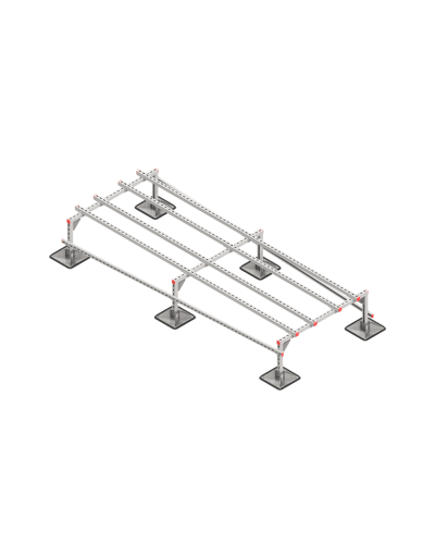 Опорная конструкция для установки оборудования TECHNORAPTOR STEELFOOT 1200х3000 тип 2 КМ-профиль (KM-TR-STF-SSEI-1200-3000-2) в Комсомольске-на-Амуре Системы видеонаблюдения Pintop.ru
