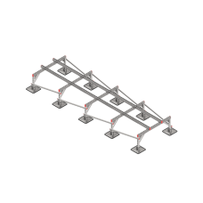 Опорная конструкция для установки оборудования TECHNORAPTOR STEELFOOT 1200х4000 тип 2 КМ-профиль (KM-TR-STF-SSEI-1200-4000-2)