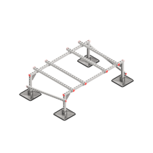 Опорная конструкция для установки оборудования TECHNORAPTOR STEELFOOT 1500х1000 тип 2 HD КМ-профиль (KM-TR-STF-SSEI-1500-1000-2 HD)