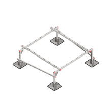 Опорная конструкция для установки оборудования TECHNORAPTOR STEELFOOT 1500х1500 тип 1 КМ-профиль (KM-TR-STF-SSEI-1500-1500-1)