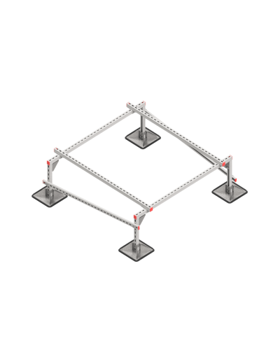 Опорная конструкция для установки оборудования TECHNORAPTOR STEELFOOT 1500х1500 тип 1 КМ-профиль (KM-TR-STF-SSEI-1500-1500-1) в Комсомольске-на-Амуре Системы видеонаблюдения Pintop.ru