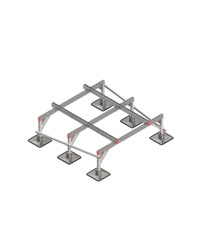 Опорная конструкция для установки оборудования TECHNORAPTOR STEELFOOT 1500х1500 тип 3 КМ-профиль (KM-TR-STF-SSEI-1500-1500-3) в Комсомольске-на-Амуре Системы видеонаблюдения Pintop.ru