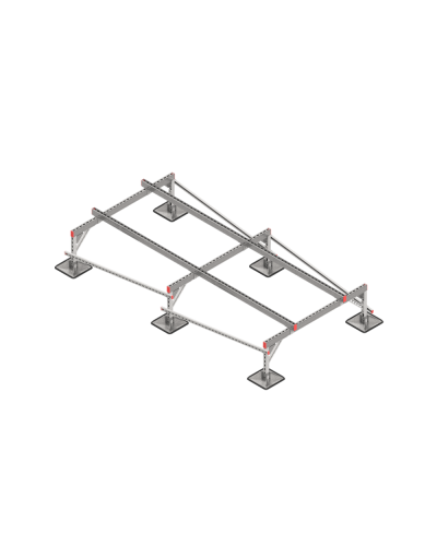 Опорная конструкция для установки оборудования TECHNORAPTOR STEELFOOT 1500х3000 тип 1 КМ-профиль (KM-TR-STF-SSEI-1500-3000-1) в Комсомольске-на-Амуре Системы видеонаблюдения Pintop.ru