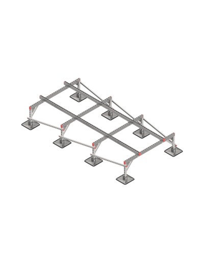 Опорная конструкция для установки оборудования TECHNORAPTOR STEELFOOT 1500х3000 тип 2 HD КМ-профиль (KM-TR-STF-SSEI-1500-3000-2 HD) в Комсомольске-на-Амуре Системы видеонаблюдения Pintop.ru