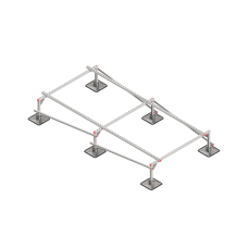 Опорная конструкция для установки оборудования TECHNORAPTOR STEELFOOT 1500х3000 тип 4 КМ-профиль (KM-TR-STF-SSEI-1500-3000-4)