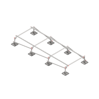 Опорная конструкция для установки оборудования TECHNORAPTOR STEELFOOT 1500х4000 тип 1 КМ-профиль (KM-TR-STF-SSEI-1500-4000-1)