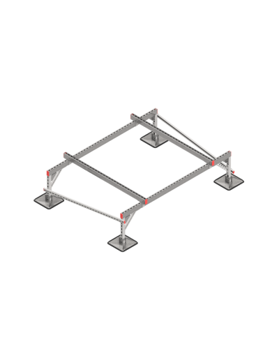 Опорная конструкция для установки оборудования TECHNORAPTOR STEELFOOT 2000х1500 тип 2 КМ-профиль (KM-TR-STF-SSEI-2000-1500-2) в Комсомольске-на-Амуре Системы видеонаблюдения Pintop.ru