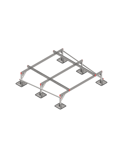 Опорная конструкция для установки оборудования TECHNORAPTOR STEELFOOT 2000х2000 HD КМ-профиль (KM-TR-STF-SSEI-2000-2000 HD) в Комсомольске-на-Амуре Системы видеонаблюдения Pintop.ru