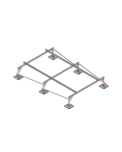 Опорная конструкция для установки оборудования TECHNORAPTOR STEELFOOT 2000х3000 тип 1 HD КМ-профиль (KM-TR-STF-SSEI-2000-3000-1 HD) в Комсомольске-на-Амуре Системы видеонаблюдения Pintop.ru