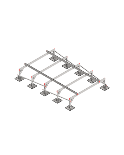 Опорная конструкция для установки оборудования TECHNORAPTOR STEELFOOT 2000х3000 тип 2 КМ-профиль (KM-TR-STF-SSEI-2000-3000-2) в Комсомольске-на-Амуре Системы видеонаблюдения Pintop.ru