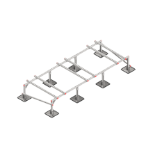 Опорная конструкция для установки оборудования TECHNORAPTOR STEELFOOT 3000х1200 тип 1 HD КМ-профиль (KM-TR-STF-SSEI-3000-1200-1 HD)