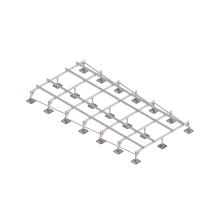 Опорная конструкция для установки оборудования TECHNORAPTOR STEELFOOT 3000х6000 тип 1 КМ-профиль (KM-TR-STF-SSEI-3000-6000-1)