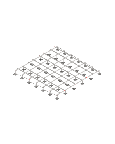 Опорная конструкция для установки оборудования TECHNORAPTOR STEELFOOT 6000х6000 HD КМ-профиль (KM-TR-STF-SSEI-6000-6000 HD) в Комсомольске-на-Амуре Системы видеонаблюдения Pintop.ru