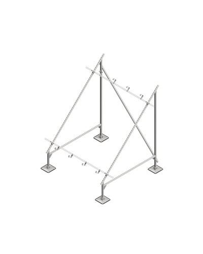 Опорная конструкция для установки солнечной панели/коллектора TECHNORAPTOR STEELFOOT HD КМ-профиль (KM-TR-STF-SSfSPI-C HD) в Комсомольске-на-Амуре Системы видеонаблюдения Pintop.ru