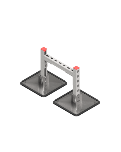 Опорная конструкция для горизонтальных прямоугольных воздуховодов и металлических лотков кабеленесущих систем TECHNORAPTOR STEELFOOT 350х500 HD КМ-профиль (KM-TR-STF-SSHRAD-350-500 HD) в Комсомольске-на-Амуре Системы видеонаблюдения Pintop.ru